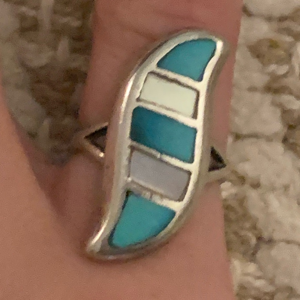 Turquoise MOP Ring